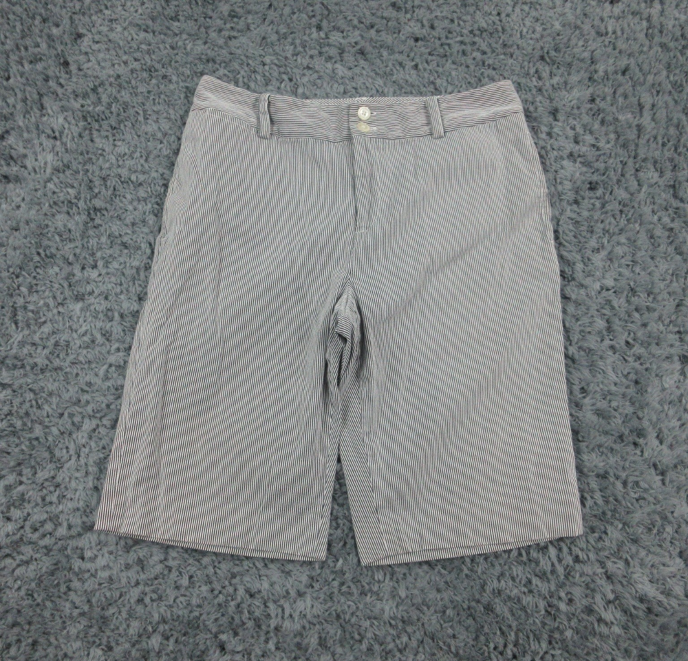 Lauren Ralph Lauren Shorts Womens 8P Petite Bermuda Classic Striped 30x10.5*